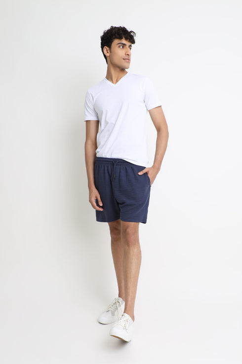 The Navy Blue Shorts